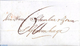 Netherlands 1849 Folding Letter From London To The Hague, Postal History - ...-1852 Precursores