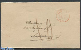 Netherlands 1868 A Momorandum From 1868, Postal History - Briefe U. Dokumente