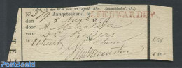 Netherlands 1850 Proof.  Sent From Leeuwarden., Postal History - ...-1852 Precursori