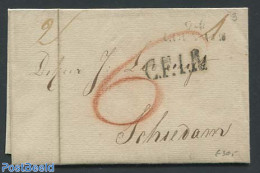 Belgium 1842 Folding Invoice From Belgium To Schiedam, Postal History - Cartas & Documentos