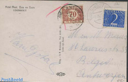 Belgium 1952 Postcard To Antwerpen, Postal History - Brieven En Documenten