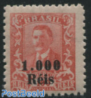 Brazil 1928 1000 On 100R, Stamp Out Of Set, Mint NH - Nuevos