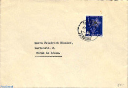 Switzerland 1919 Envelope To Worms Am Rhein, Postal History - Lettres & Documents