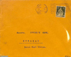 Switzerland 1928 Envelope From Velvey To Curacao, Postal History - Lettres & Documents