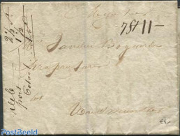Belgium 1848 Folding Cover To Waalmunster, Postal History - Lettres & Documents