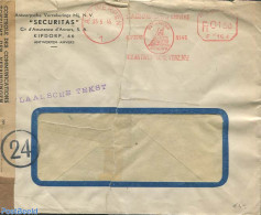 Belgium 1945 Controle Des Communications / Toezicht Der Verbindingen - Censored Letter From Antwerpen, Postal History - Lettres & Documents