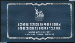 Russia 2016 First World War Prestige Booklet, Mint NH, History - Transport - Various - Stamp Booklets - Automobiles - .. - Non Classés