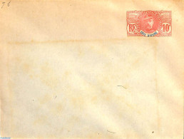 Ivory Coast 1907 Envelope 10c, 146x112mm, Unused Postal Stationary - Covers & Documents