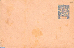 Comoros 1901 Envelope 25c, 116x76mm, Unused Postal Stationary - Comoros