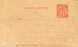 Monaco 1906 Card Letter 10c, Unused Postal Stationary - Cartas & Documentos