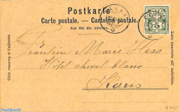 Switzerland 1900 Postcard From And To Kerns, Postal History - Brieven En Documenten
