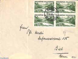Switzerland 1932 Envelope From Basel To Bern, Postal History - Lettres & Documents
