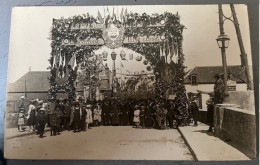 Carte Photo Châteaudun Fête Nos Poilus,leur Victoire, Leur Retour - Chateaudun