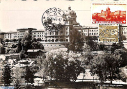 Switzerland 1947 Postcard From Bern, Postal History - Brieven En Documenten