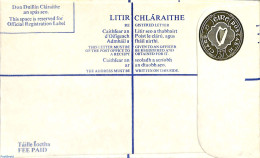 Ireland 1978 Registered Letter Envelope37p (7.20 In Text), Unused Postal Stationary - Storia Postale