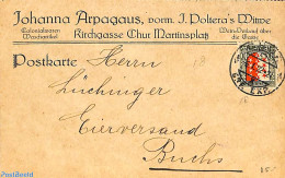Switzerland 1922 Postale From The Switzerland, Postal History - Briefe U. Dokumente