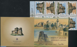 Azerbaijan 2017 Europa, Castles Booklet, Mint NH, History - Europa (cept) - Stamp Booklets - Art - Castles & Fortifica.. - Unclassified