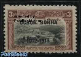 Bulgaria 1913 3St Black Overprint, Mint NH - Ongebruikt