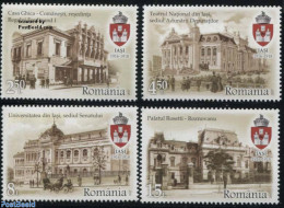 Romania 2017 Iasi 4v, Mint NH, History - Performance Art - Science - Coat Of Arms - Theatre - Education - Ongebruikt