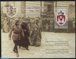 Romania 2017 Iasi S/s, Mint NH, History - Coat Of Arms - History - Kings & Queens (Royalty) - Nuevos