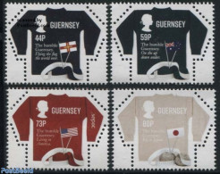Guernsey 2017 Guernsey Jumper 4v, Mint NH, History - Flags - Sepac - Art - Fashion - Costumi