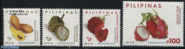 Philippines 2017 Definitives, Fruit 4v, Mint NH, Health - Nature - Food & Drink - Fruit - Ernährung