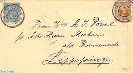 Netherlands 1896 Cover From Amsterdam To Bad Lippspringe, Postal History - Cartas & Documentos