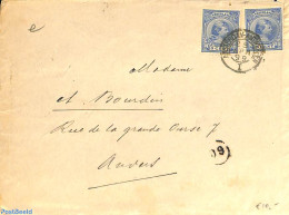 Netherlands 1899 Cover To Antwerpen, See ANVERS 1899 Postmark., Postal History - Cartas & Documentos