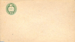 Switzerland 1871 Envelope 25c, WM Bird Normal Position, Unused Postal Stationary - Covers & Documents