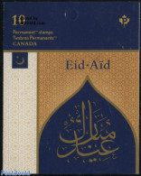 Canada 2017 Eid S-a Booklet, Mint NH, Religion - Religion - Stamp Booklets - Ongebruikt