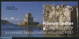 Greece 2017 Europa, Castles Booklet, Mint NH, History - Europa (cept) - Stamp Booklets - Art - Castles & Fortifications - Unused Stamps