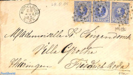 Netherlands 1885 Small Envelope From Middelburg To Friedrichroda. See Middelburg Postmark., Postal History - Briefe U. Dokumente