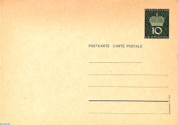 Liechtenstein 1959 Postcard 10Rp, WM2, Unused Postal Stationary - Covers & Documents