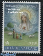 Vatican 2017 Apparition Of Fatima 1v, Mint NH, Nature - Religion - Animals (others & Mixed) - Religion - Ongebruikt
