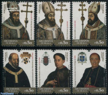 Portugal 2017 Archbishops Of Braga 6v, Mint NH, Religion - Religion - Unused Stamps