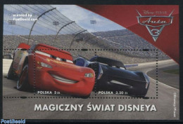 Poland 2017 Cars S/s, Mint NH, Performance Art - Sport - Film - Autosports - Art - Disney - Unused Stamps
