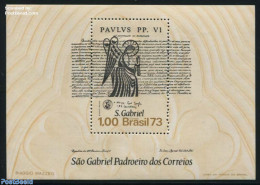 Brazil 1973 St Gabriel S/s, Unused (hinged), Religion - Religion - Unused Stamps