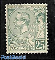 Monaco 1891 25c, Stamp Out Of Set, Unused (hinged) - Ongebruikt
