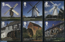 Great Britain 2017 Windmills And Watermills 6v (3x[:]), Mint NH, Various - Mills (Wind & Water) - Ungebraucht