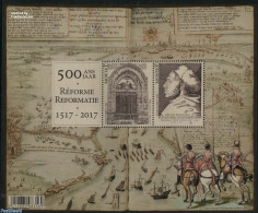 Belgium 2017 500 Years Reformation S/s, Mint NH, Religion - Religion - Nuevos