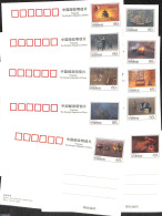 China People’s Republic 1999 Postcard Set, Ancient Science And Technology (10 Cards), Unused Postal Stationary, Came.. - Brieven En Documenten