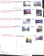 China People’s Republic 1993 Postcard Set, West Lake, Hangzhou, Domestic Mail (10 Cards), Unused Postal Stationary, .. - Brieven En Documenten