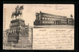 AK Berlin, Reiterdenkmal Und Kaiserlicher Palast  - Mitte