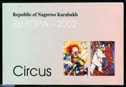 Nagorno-Karabakh 2002 Europa, Circus Booklet (with 4 Sets), Semi-official, Mint NH, Europa (cept) - Stamp Booklets - Unclassified