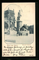 AK Berlin, Passanten Vor Dem Bismarckdenkmal  - Dierentuin