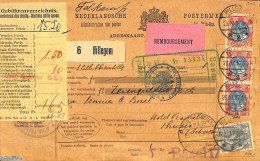 Netherlands 1917 Remboursement Parcel Card Hillegom-Basel, Postal History - Brieven En Documenten