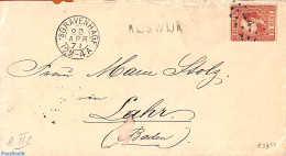 Netherlands 1871 Letter From RIJSWIJK To Lahr (D), Postal History - Lettres & Documents