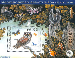 Hungary 2017 Owls S/s, Mint NH, Nature - Birds - Butterflies - Owls - Nuevos