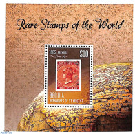 Saint Vincent & The Grenadines 2014 Bequia, Rare Stamps Of The World S/s, Mint NH, Various - Stamps On Stamps - Globes - Briefmarken Auf Briefmarken