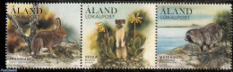 Aland 2017 Mammals From The Forest 3v [::], Mint NH, Nature - Animals (others & Mixed) - Flowers & Plants - Rabbits / .. - Ålandinseln